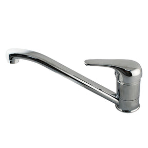 AQU Chrome Kitchen Sink Mixer Swivel Spout Brass