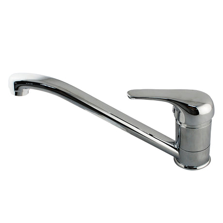 AQU Chrome Kitchen Sink Mixer Swivel Spout Brass