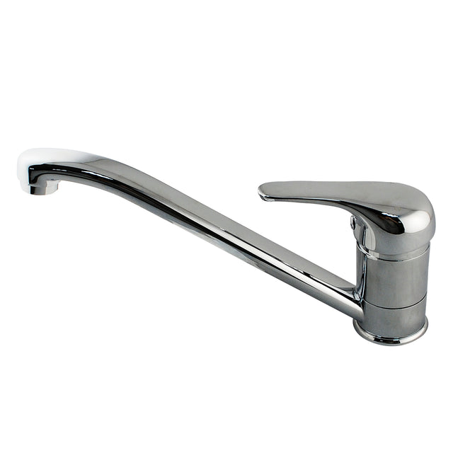 AQU Chrome Kitchen Sink Mixer Swivel Spout Brass