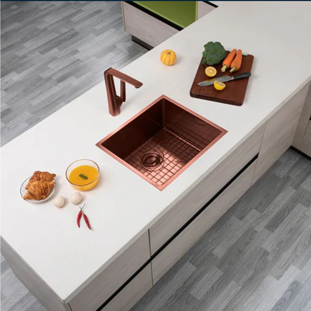 AQU Copper Kitchen Sink (500x440x230)