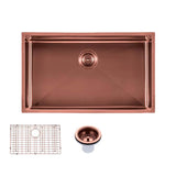 AQU Copper Kitchen Sink (762x457x254)