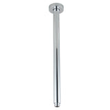 AQU Round Ceiling Shower Arm 400mm - Chrome