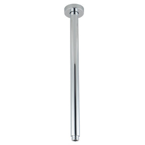 AQU Round Ceiling Shower Arm 400mm - Chrome