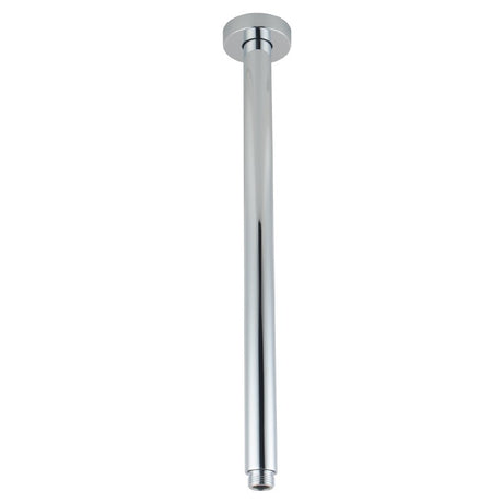 AQU Round Ceiling Shower Arm 400mm - Chrome