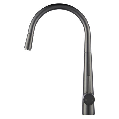 AQU Round Pull Out Kitchen Sink Mixer Tap
