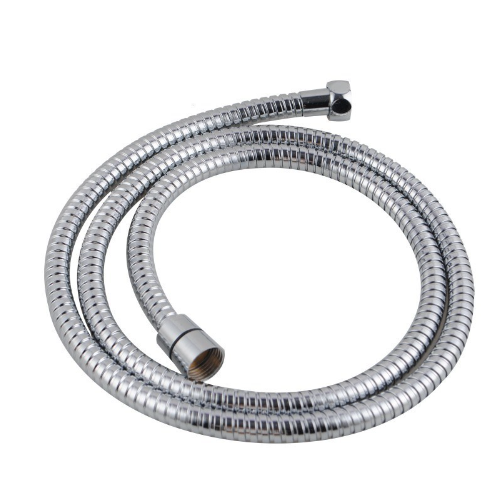 AQU Stainless Steel Flexible Shower Hose Chrome 1200mm