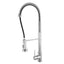 AQU Tall Spring Pull Out Kitchen Mixer - Chrome