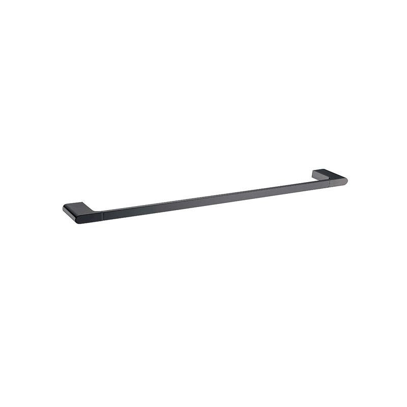 AQU VOG Single Towel Rail 600mm - Brushed Gunmetal