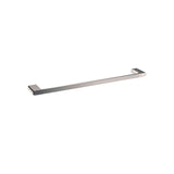 AQU VOG Single Towel Rail 600mm - Brushed Nickel