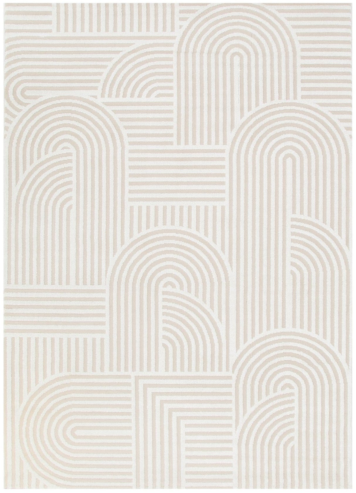 Sierra Arches Beige Ivory Rug