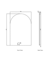 ARCHIE LED Frameless Mirror 1500x1000mm