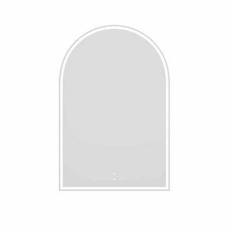 ARCHIE LED Metal Frame Mirror 1200x800mm Matte White