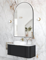 ARCHIE LED Metal Frame Mirror 1500x1000mm Matte Black
