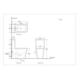 Ardente-R Rimless Nano-Glaze Toilet Suite (Gloss White) - Clearance