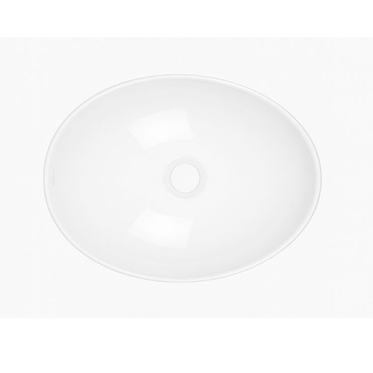 ARTIS Above Counter Basin White (Oval: 400x345x145)