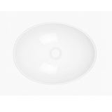 ARTIS Above Counter Basin White (Oval: 400x345x145)