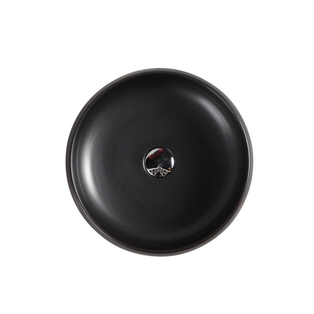 ASTI Matte Black Above Counter Basin (Round: 415x415x150)