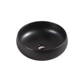 ASTI Matte Black Above Counter Basin (Round: 415x415x150)
