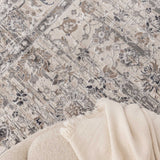Atina Distressed Transitional Beige Grey Rug - AT05