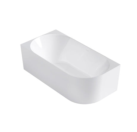 ATTICA Celine Left Corner With Overflow 1500mm (Matte White/ Gloss White)