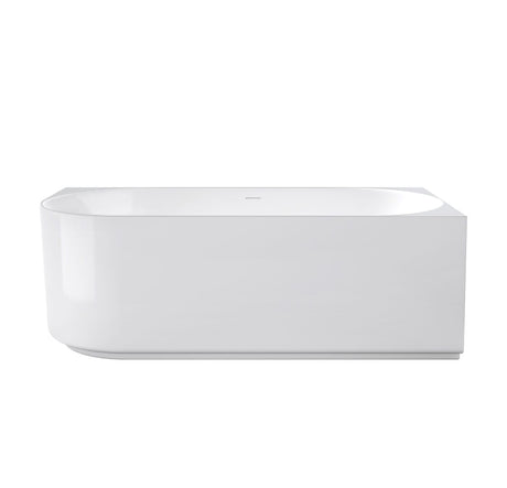 ATTICA Celine Right Corner With Overflow 1500mm (Matte White/ Gloss White)