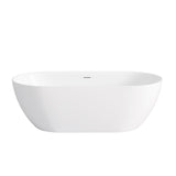 ATTICA Manolo Freestanding Overflow Bathtub (1530/1700mm)
