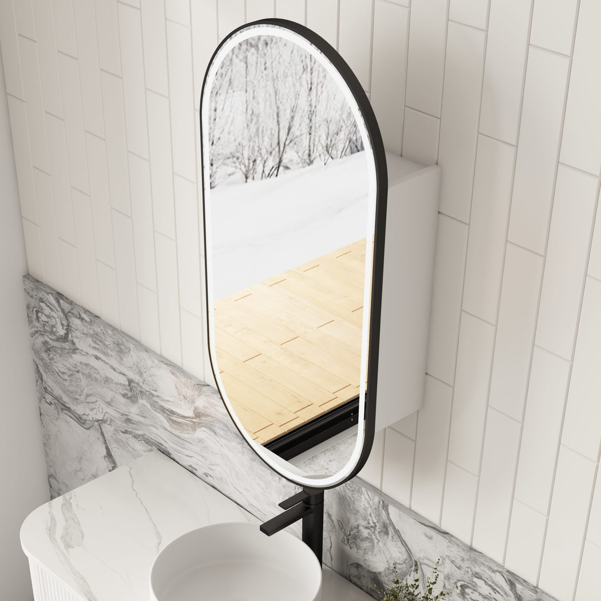 AULIC Beau Monde LED Shaving Cabinet