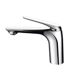 Au Brass Basin Mixer - Chrome