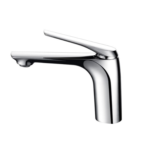 Au Brass Basin Mixer - Chrome