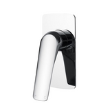 Au Square Shower Bath Wall Mixer - Chrome