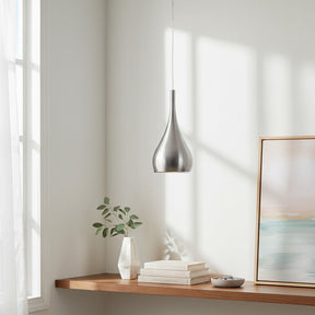 Aero 1lt Pendant Satin Chrome