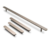 Manovella Aged Brass Oval Profile Cabinet Pull - Imogen