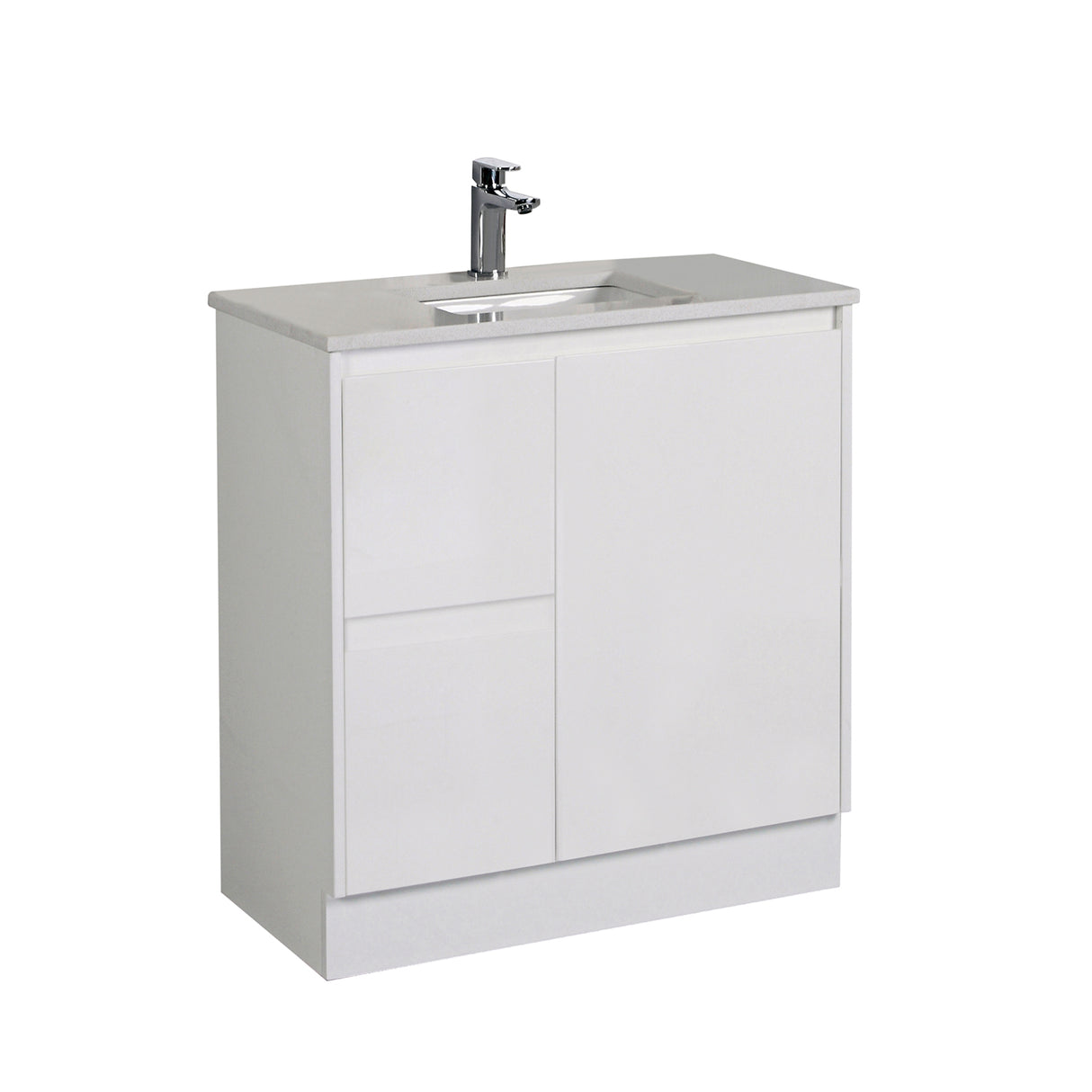 ALICE Freestanding Vanity Gloss White (All Sizes)