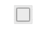 MODURA AllAir Classic 8" ‐ Square Ceiling Mounted Exhaust Fan, Cut Out 205 x 205mm