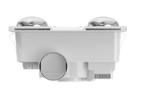 MODURA AllLux2 White Exhaust Fan With Tricolour Panel Light 12w