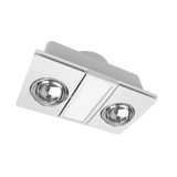 MODURA AllLux2 White Exhaust Fan With Tricolour Panel Light 12w