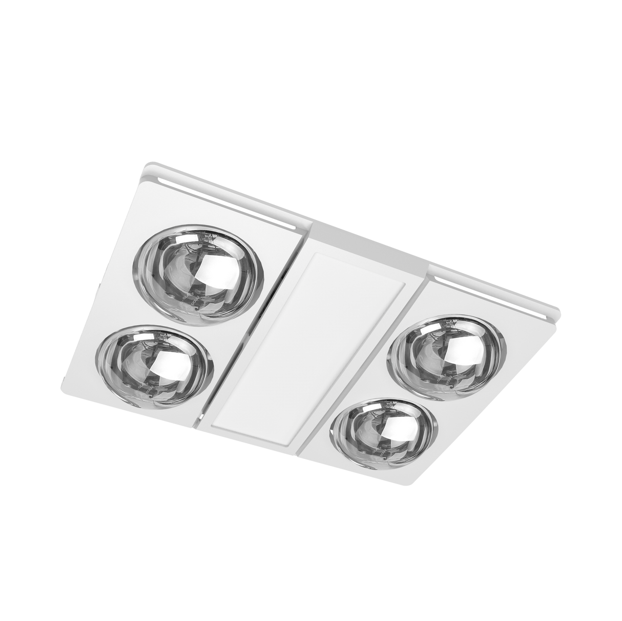MODURA AllLux4 White Exhaust Fan With Tricolour Panel Light 16w