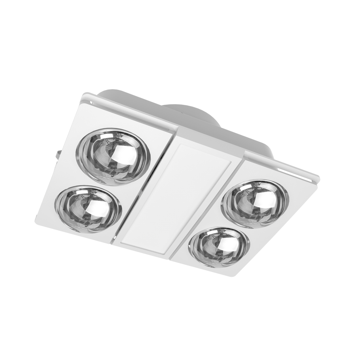 MODURA AllLux4 White Exhaust Fan With Tricolour Panel Light 16w