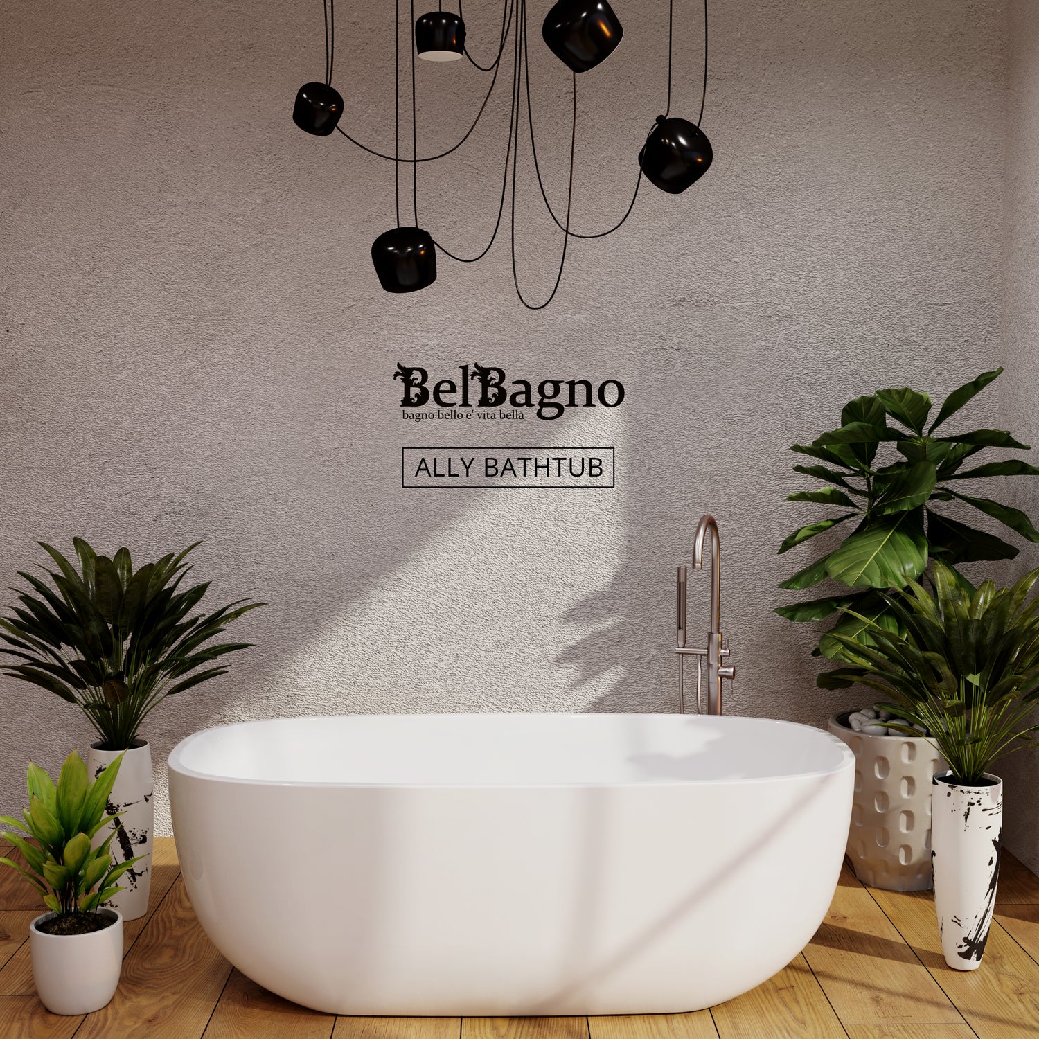 ALLY Freestanding Bathtub 1500mm/1700mm