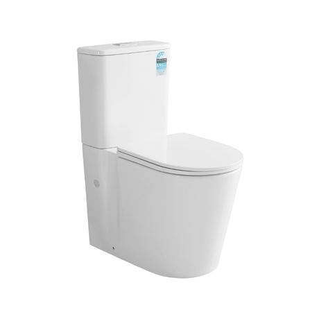 Alora Tornado Rimless White Toilet Suite