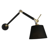 Alsta Large Adjustable Wall Light Black