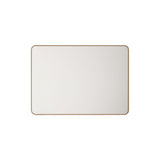 Aluminum Rectangular Framed Mirror 1200x750mm - Brushed Gold