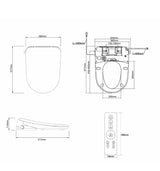 Alzano Bidet Spa Toilet Set