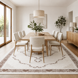 Amalfi Oriental Medallion Brown Rug - AMAL05