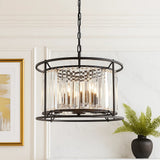 Amelia 6lt Pendant Black
