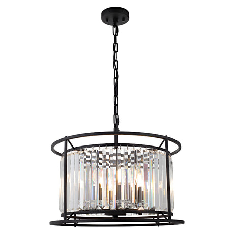 Amelia 6lt Pendant Black