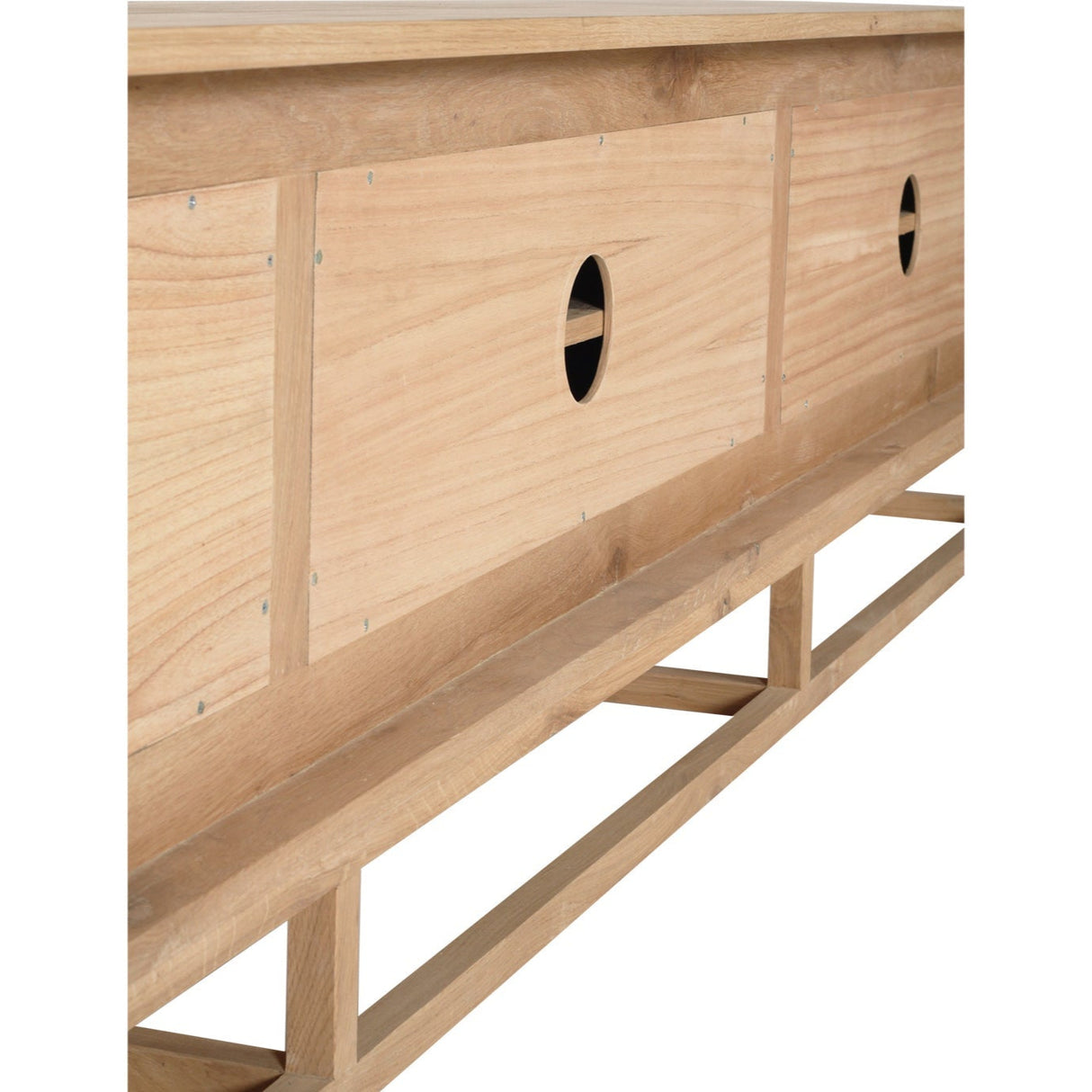American Oak Livia Entertainment Unit – Six Door 3m