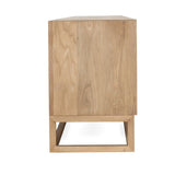 American Oak Livia Entertainment Unit – Six Door 3m