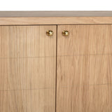 American Oak Livia Entertainment Unit – Six Door 3m