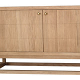 American Oak Livia Entertainment Unit – Six Door 3m